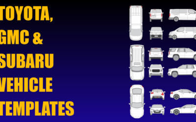 Toyota, GMC and Subaru Templates Added