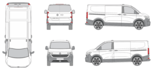 Volkswagen T 7 2024 Short Window Van Template