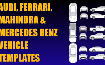 Audi, Ferrari, Mahindra and Mercedes Benz Vehicle Templates Added