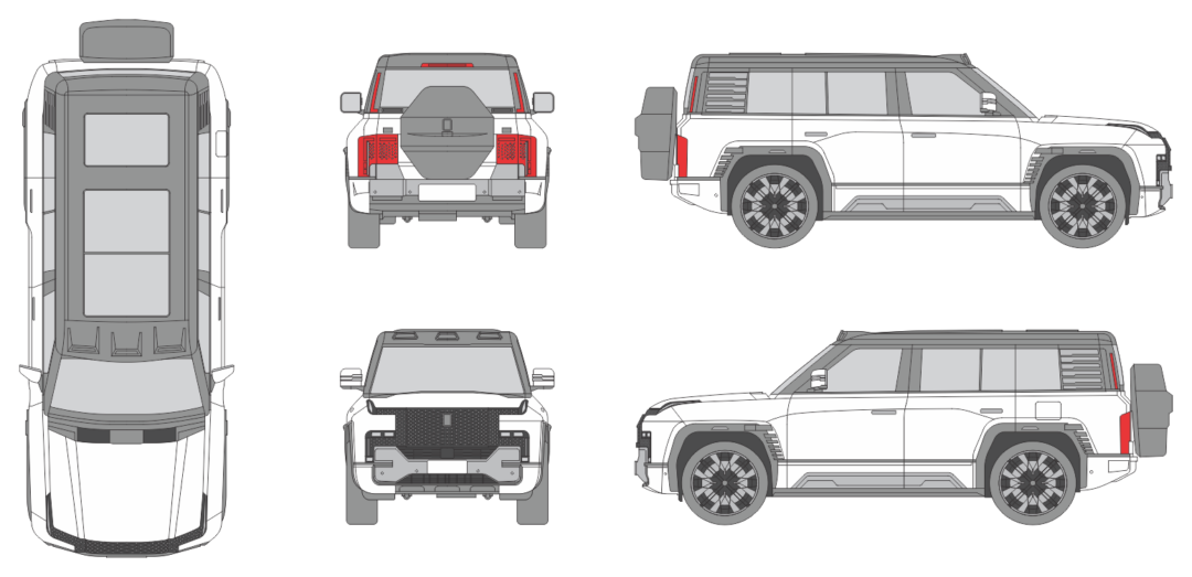 Byd U8 2023 SUV Template