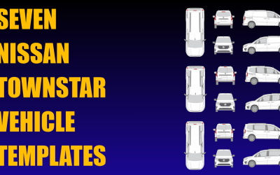 Seven Nissan Townstar Vehicle Templates Added