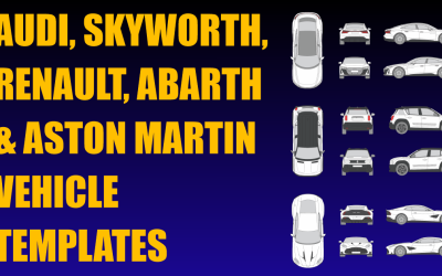 Audi, Skyworth, Renault, Abarth and Aston Martin Vehicle Templates Added