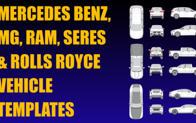 Mercedes Benz, MG, Ram, Seres and Rolls Royce Vehicle Templates Added