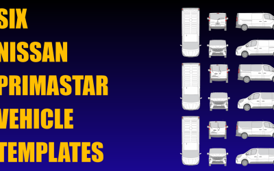 Six Nissan Primastar Vehicle Templates Added