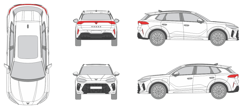 Cupra Terramar 2024 SUV Template