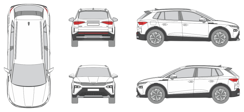 Skoda Elroq 2024 SUV Template
