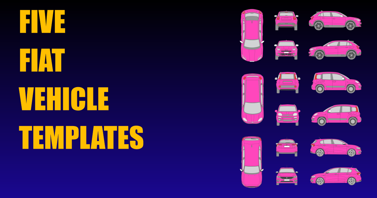Five Fiat Vehicle Templates Added