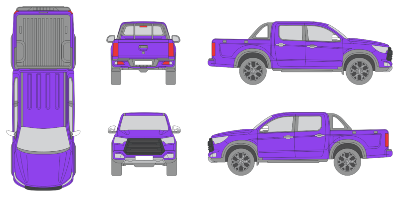 Sollers ST8 2023 Crew Cab Pickup Template