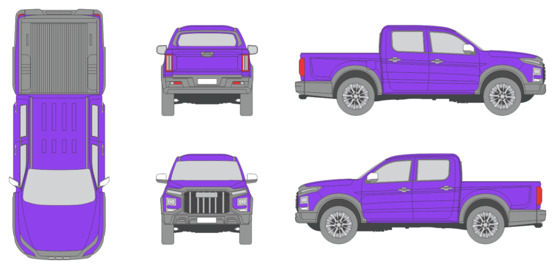 Sollers ST9 2024 Crew Cab Pickup Template