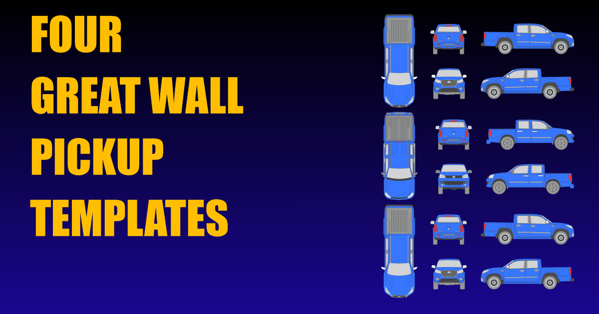 Four Great Wall Pickup Templates Added