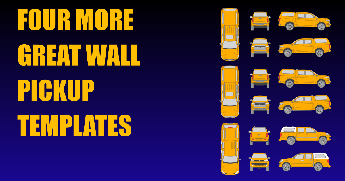 Four More Great Wall Pickup Templates Added