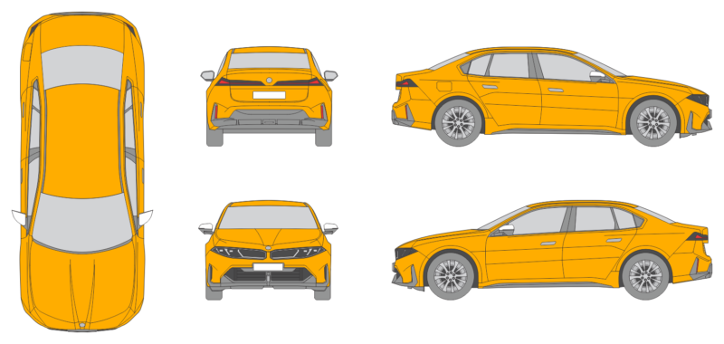 BMW i3 NAO 2026 Car Template