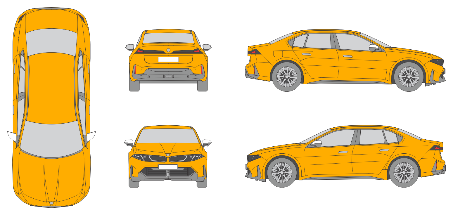 BMW i3 NAO 2026 Car Template BMW i3 NAO 2026 Car Template