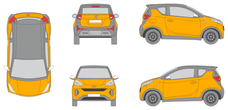Caoa Chery iCar 2023 Car Template