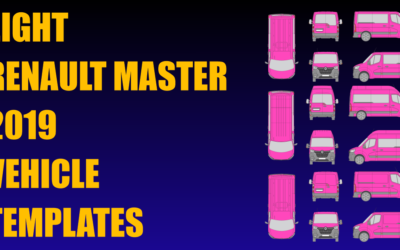 Eight Renault Master 2019 Vehicle Templates Added