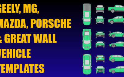 Geely, MG, Mazda, Porsche and Great Wall Vehicle Templates Added