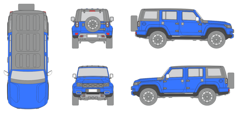 ICH-X K2 4x4 2023 SUV Template