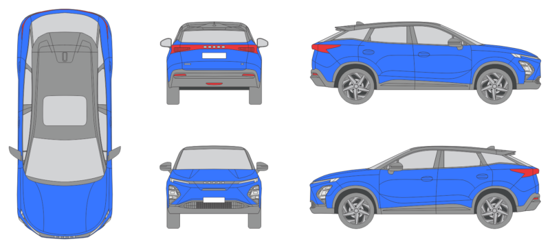 Omoda 5 EV 2024 SUV Template