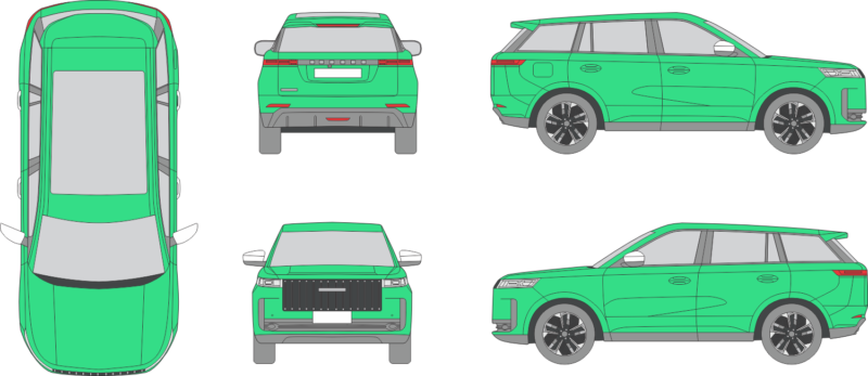 Jaecoo J5 2025 SUV Template