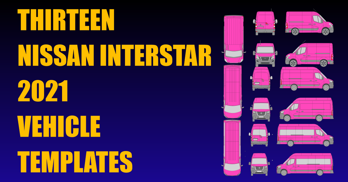 Thirteen Nissan Interstar 2021 Vehicle Templates Added