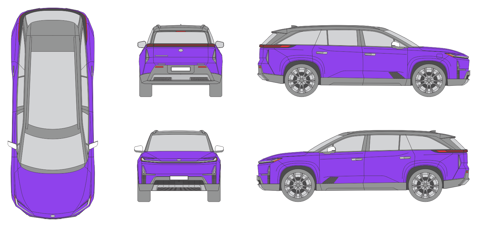Toyota Highlander 2026 SUV Template Toyota Highlander 2026 SUV Template