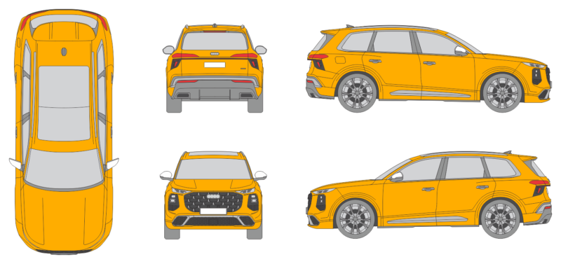 Audi Q7 2026 SUV Template