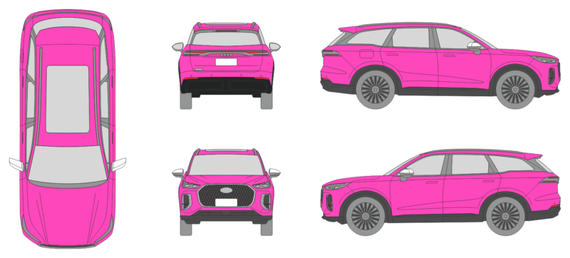 Chery Tiggo 9 2025 SUV Template