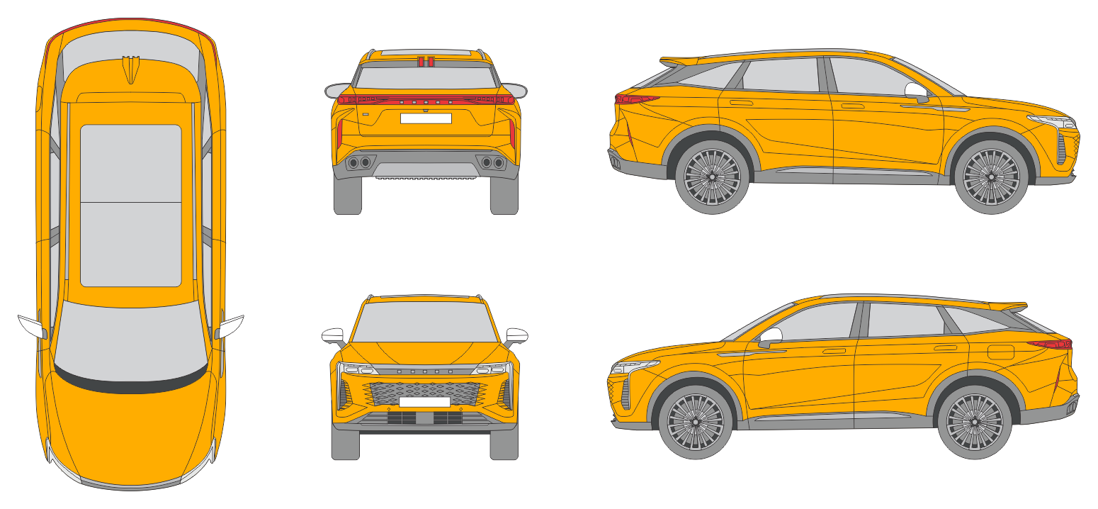 Exeed RS 2024 Station Wagon Template Exeed RS 2024 Station Wagon Template