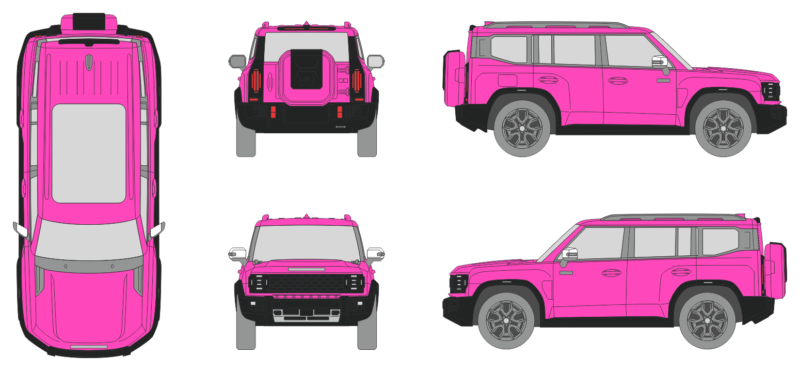 ICH-X K3 4x4 2024 SUV Template