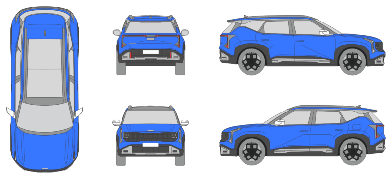 Kia Seltos 2026 SUV Template