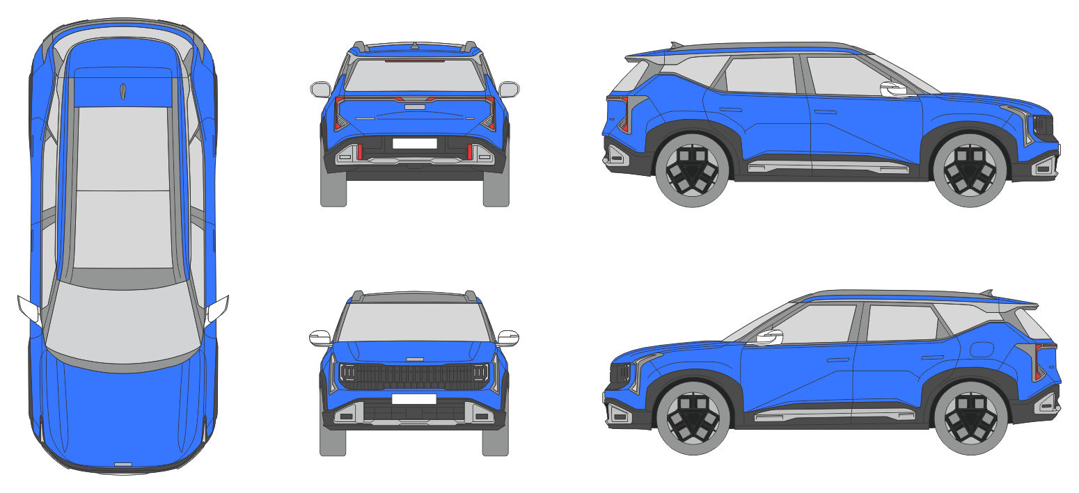 Kia Seltos 2026 SUV Template
