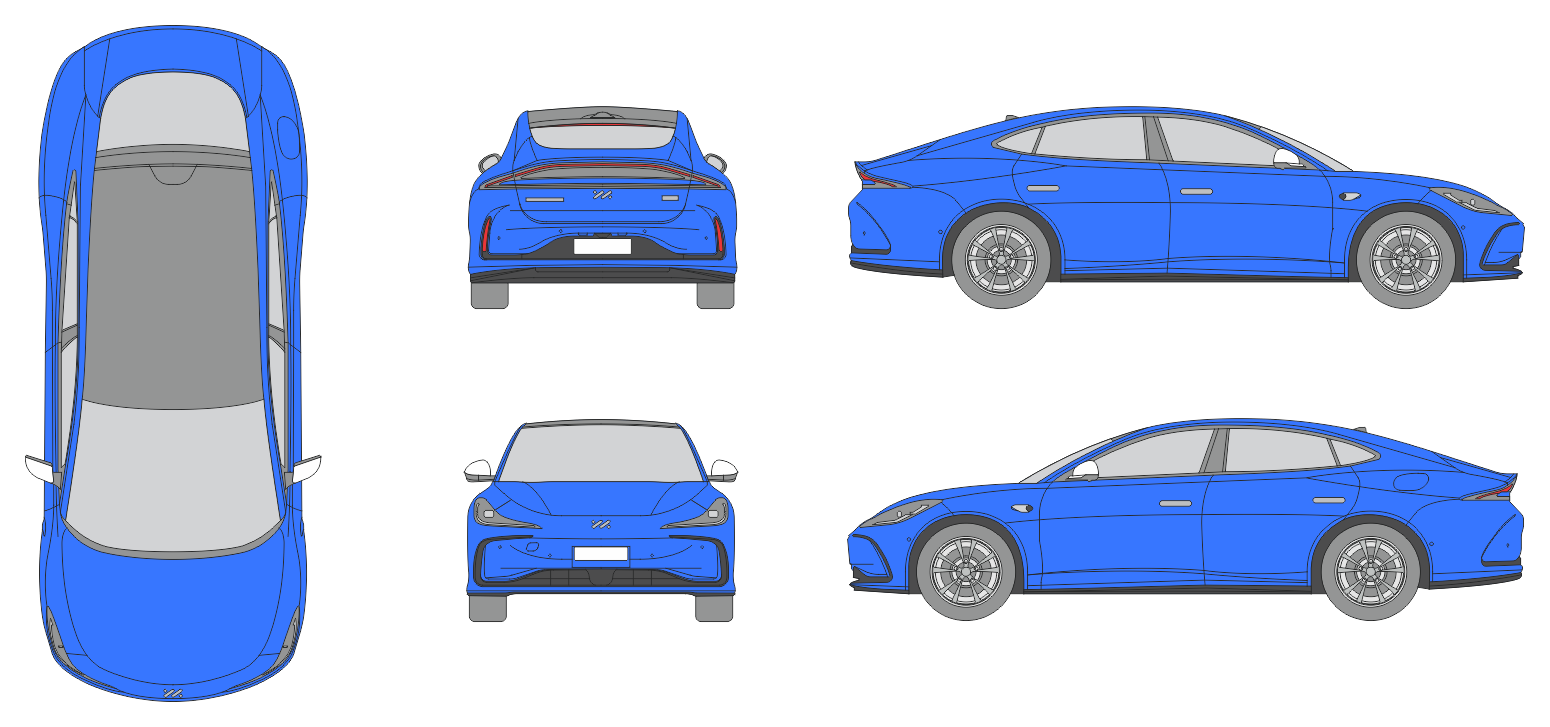 MG IM5 2025 Car Template MG IM5 2025 Car Template