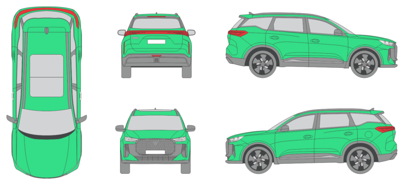 Caoa Chery Tiggo 7 2026 SUV Template