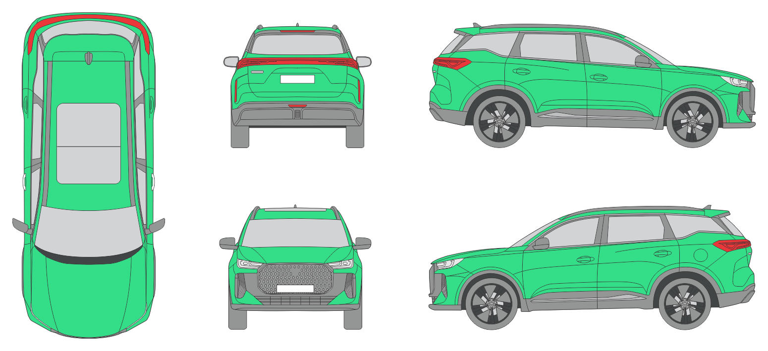 Caoa Chery Tiggo 7 2026 SUV Template Caoa Chery Tiggo 7 2026 SUV Template