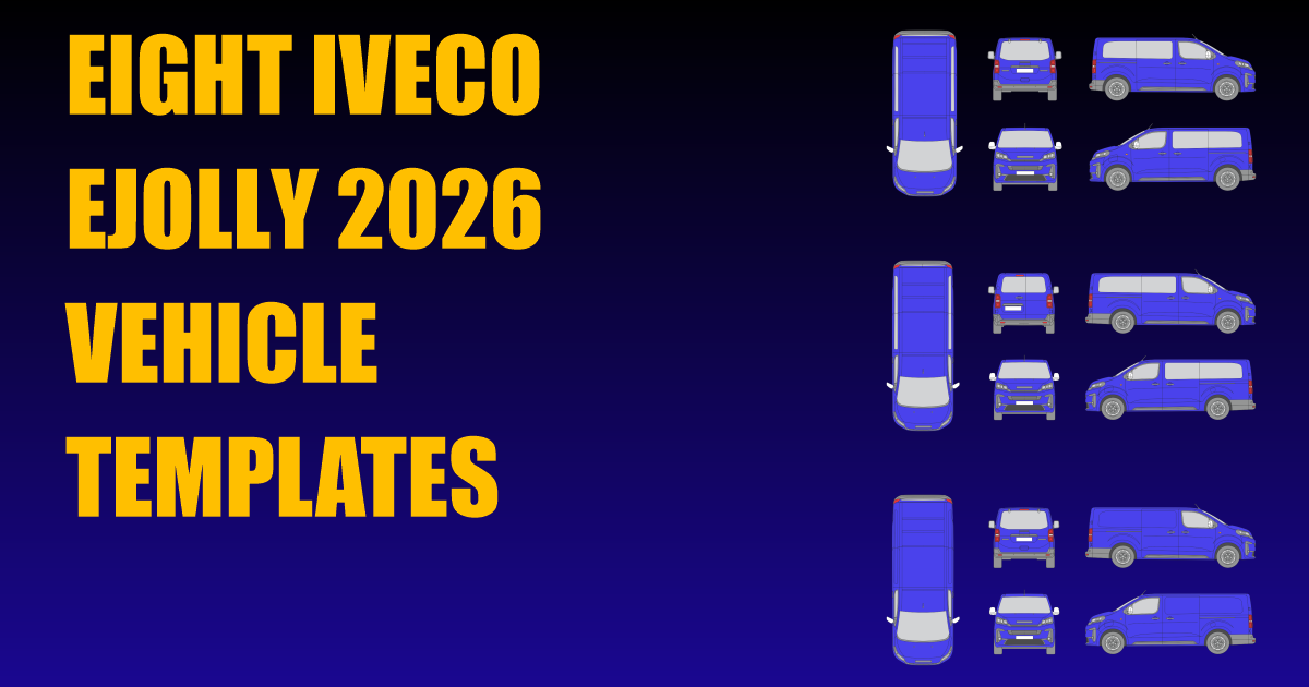 Eight Iveco eJolly 2026 Vehicle Templates Added