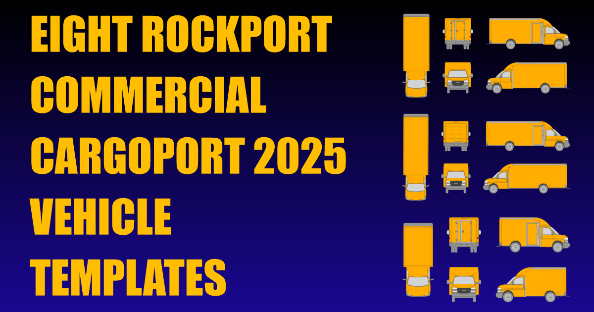 Eight Rockport Commercial Cargoport 2025 Vehicle Templates Added