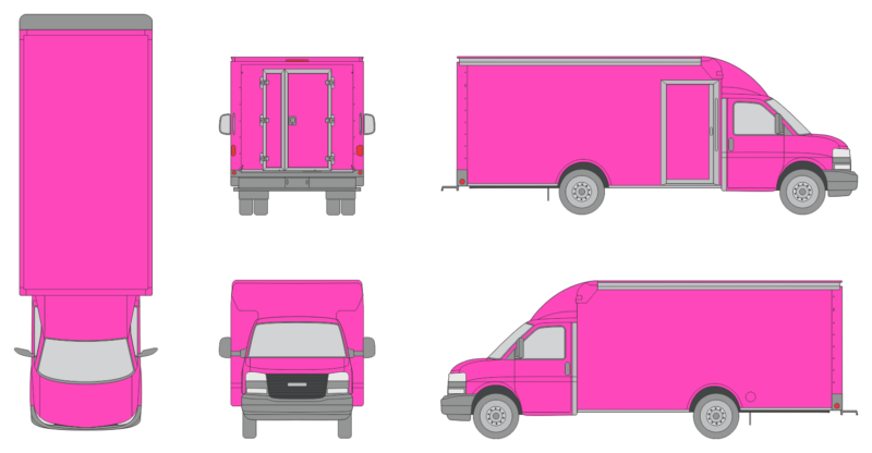 Rockport Commercial Cargoport 2025 Long Rear Swing Doors Slide Door R Truck Template