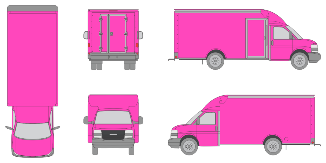 Rockport Commercial Cargoport 2025 Med Long Rear Swing Doors Slide Door R Truck Template