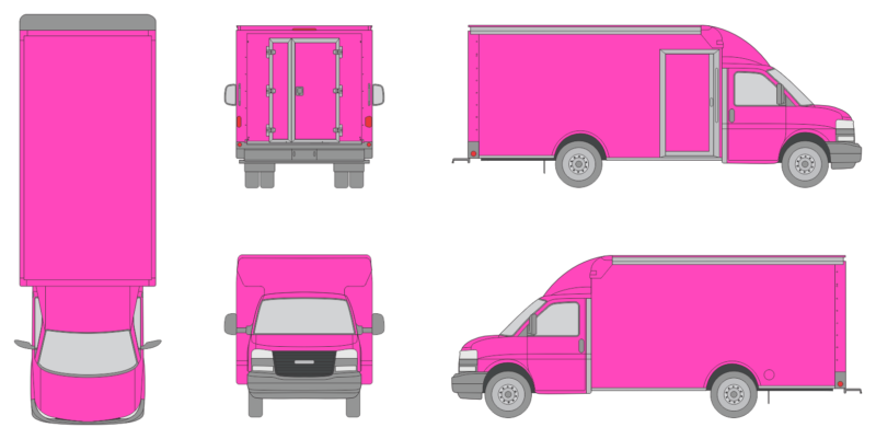 Rockport Commercial Cargoport 2025 Med Long Rear Swing Doors Slide Door R Truck Template