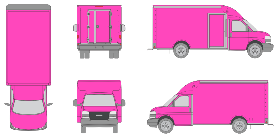 Rockport Commercial Cargoport 2025 Med Rear Swing Doors Slide Door R Truck Template