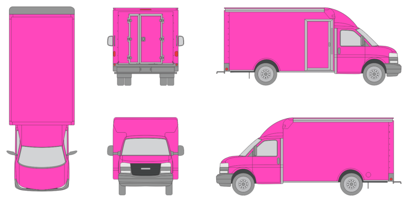 Rockport Commercial Cargoport 2025 Med Rear Swing Doors Slide Door R Truck Template