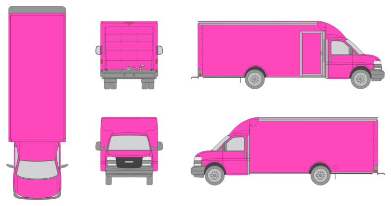 Rockport Commercial Cargoport 2025 Super Long Rear Roll Gate Slide Door R Truck Template