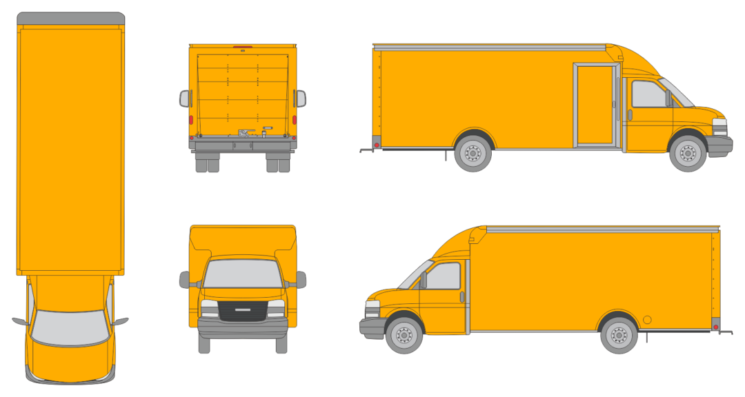 Rockport Commercial Cargoport 2025 Ultra Long Rear Roll Gate Slide Door R Truck Template