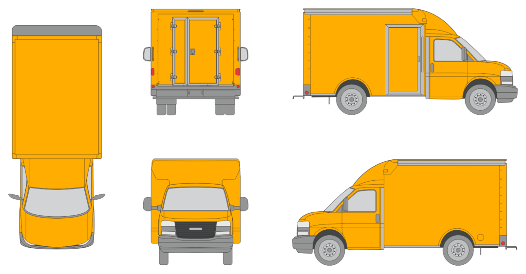 Rockport Commercial Cargoport 2025 Ultra Short Rear Swing Doors Slide Door R Truck Template