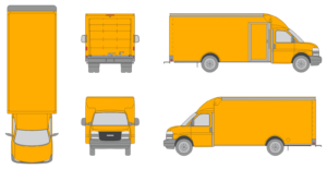 Rockport Commercial Cargoport 2025 Very Long Rear Roll Gate Slide Door R Truck Template